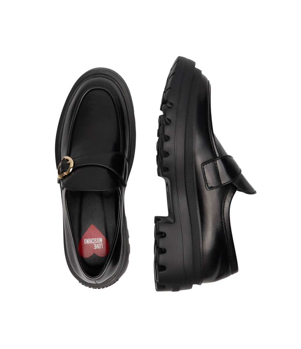 Кожаные лоферы Love Moschino - черный(JA10275G1LIA0)