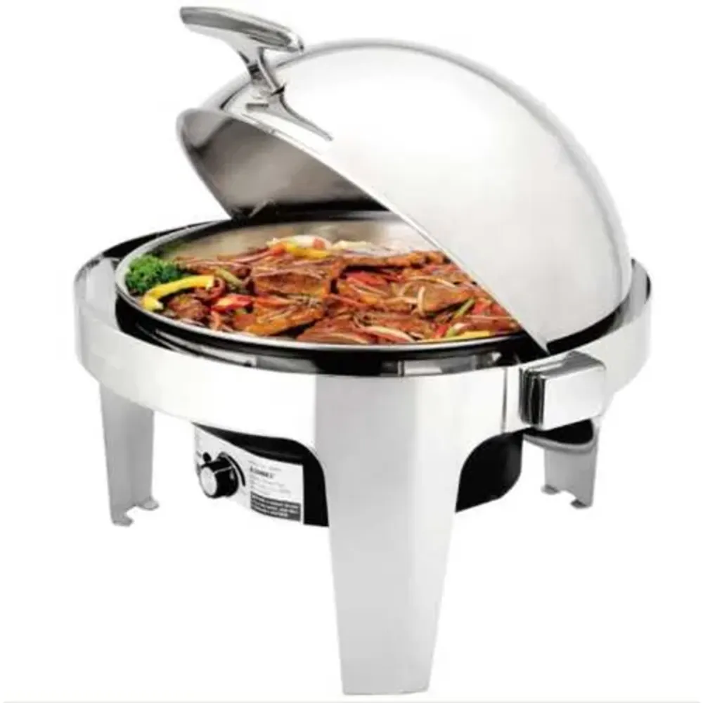 Мармит электрический 6,8 л круглый с откидной Roll-top крышкой нерж. 88 Series SUNNEX