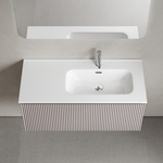 Тумба подвесная Sancos Snob R 1.0 с одним ящиком 995х445х406, Doha Soft, SNR1.0100RSM, арт. SNR1.0100RSM