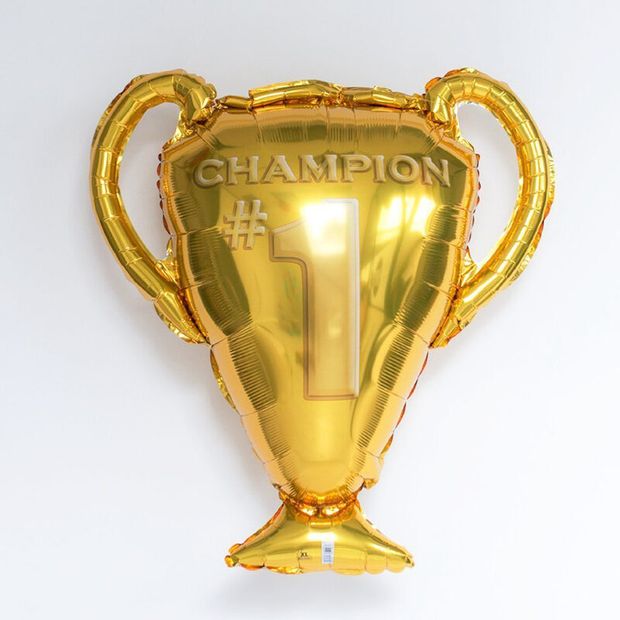 AN Шар Фигура/P30 Кубок чемпиона золотой 25"/63см * 28"/71см (БГ-35)