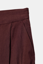 БРЮКИ ПРЯМОГО КРОЯ СО СКЛАДКАМИ — ZARA