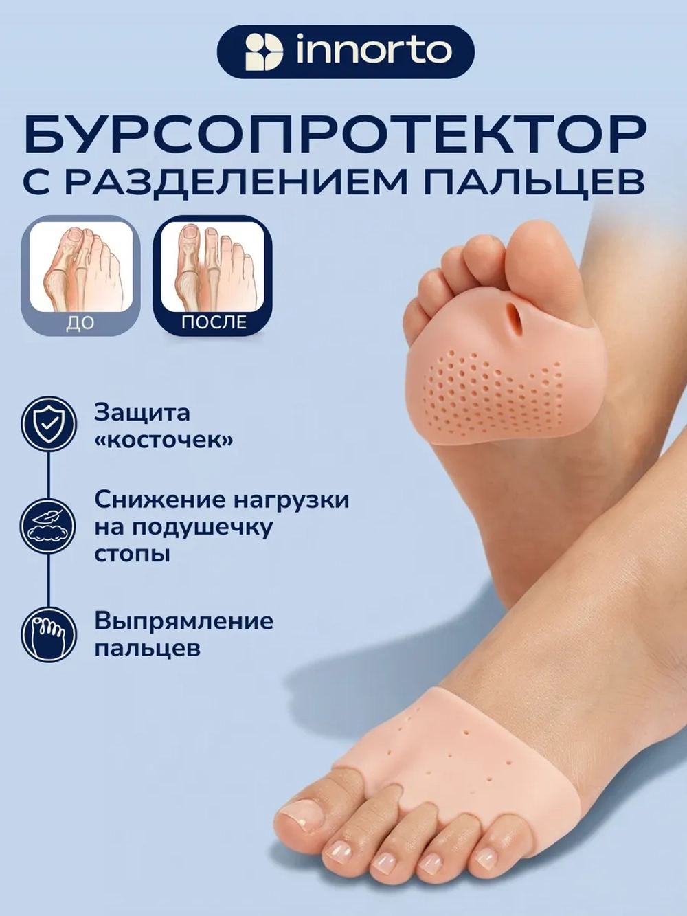 Бурсопротектор с разделением пальцев