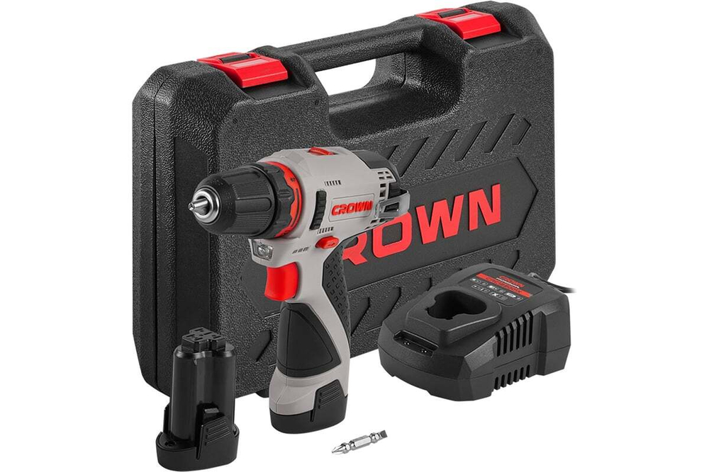 Аккумуляторная дрель-шуруповерт CROWN CT21072HX-2 BMC
