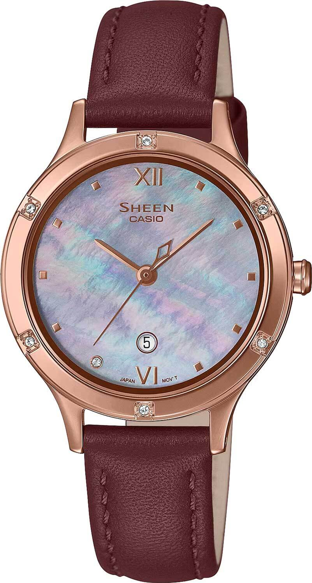 Японские наручные часы Casio Sheen SHE-4546PGL-6A