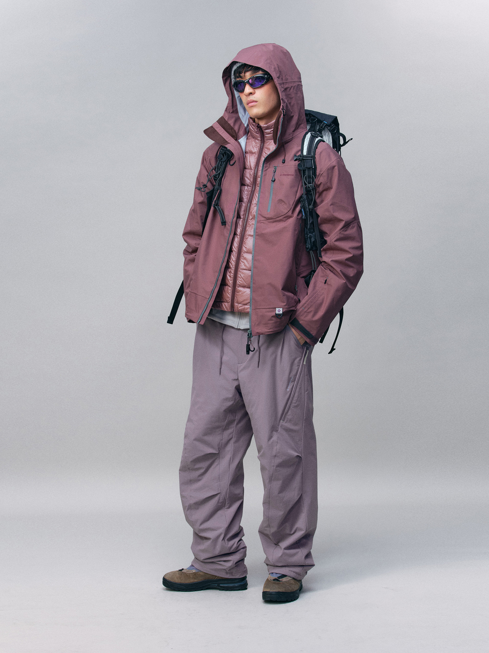 Куртка Nothomme Monterest 3-in-1 Outdoor C6 бордовый