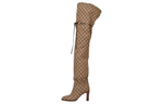 GUCCI Over the knee Boots Women"s Brown