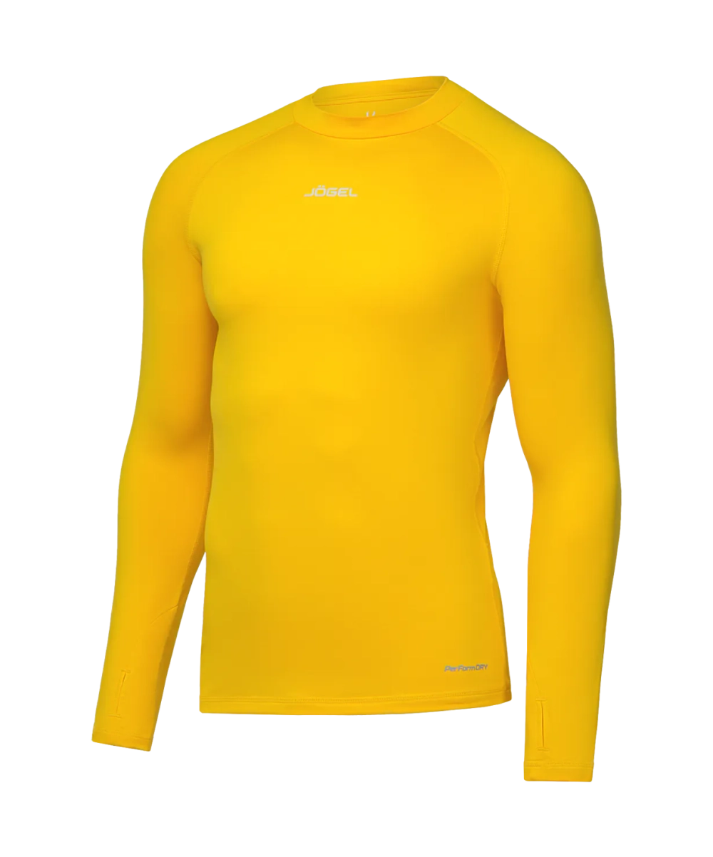 Джемпер компрессионный утепленный CAMP PerFormDRY Baselayer Top Warm, желтый