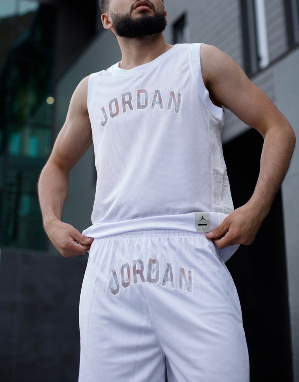 Костюм Майка/Шорты JORDAN (бел.)