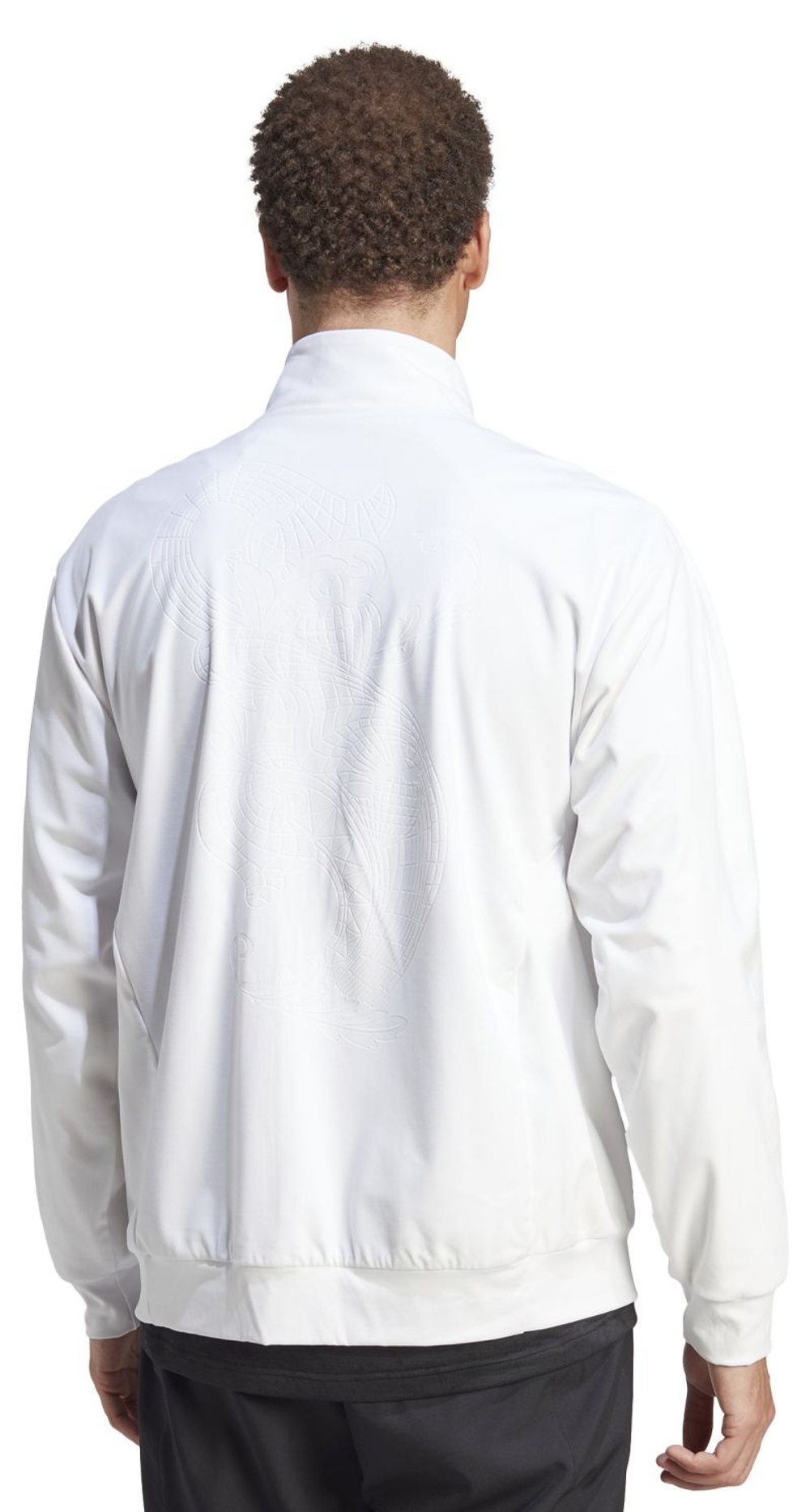 Мужская теннисная кофта Adidas Vel Jacket Pro - белый