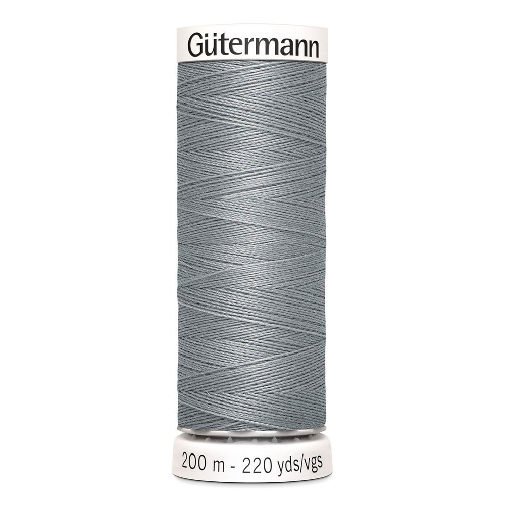 Нить Sew-All 200 м, Gutermann, 040 пепельно-серый