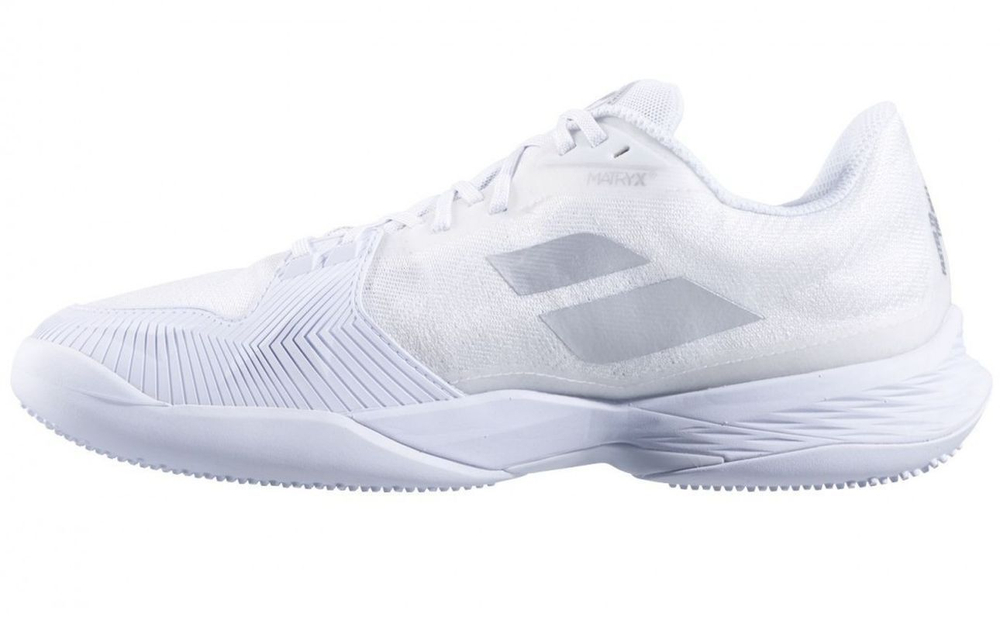 Мужские кроссовки теннисные Babolat Jet Mach 3 Grass Wimbledon Men - white/silver
