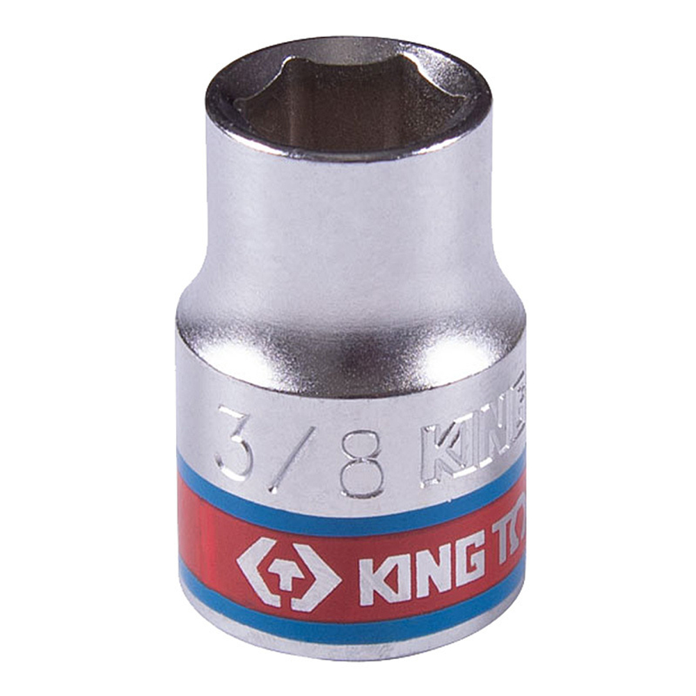 KING TONY (333512S) Головка торцевая стандартная шестигранная 3/8", дюймовая 3/8"