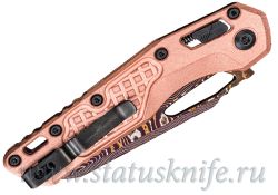 Нож Microtech MSI 210-16FRMS3 Marfione Select Frag Copper Damascus Purpleфотография - 2