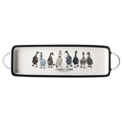БЛЮДО С РУЧКАМИ LEFARD "FAMILY FARM" ПРЯМОУГ. 42*12*3,5 СМ (КОР=16ШТ.)