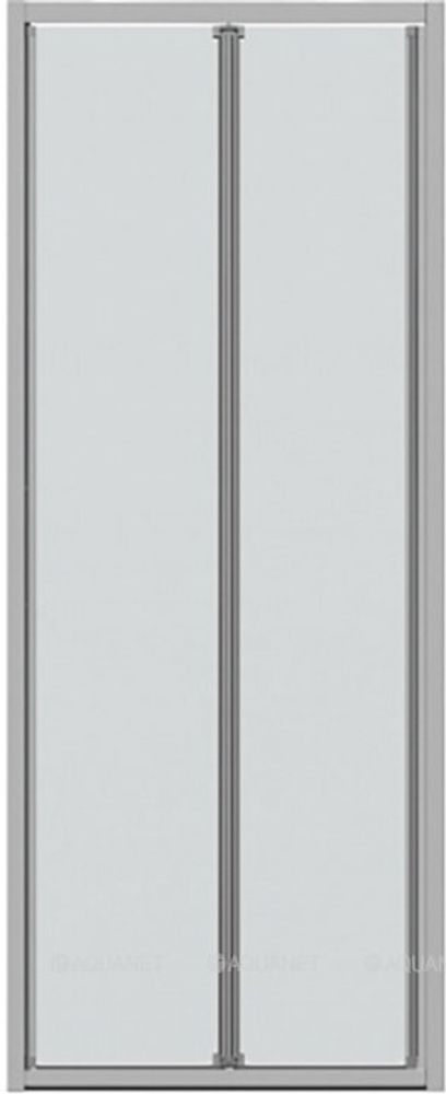 BD100.4120A Душевая дверь BRAVAT Drop 1000X2000 в нишу с 1 сдв. дверью. 6 мм проф. алюм.