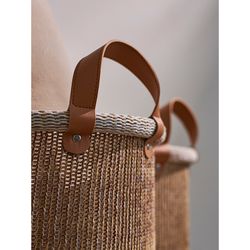 Корзина для хранения Sustainable collection, Ø32х28 см, бежевая
