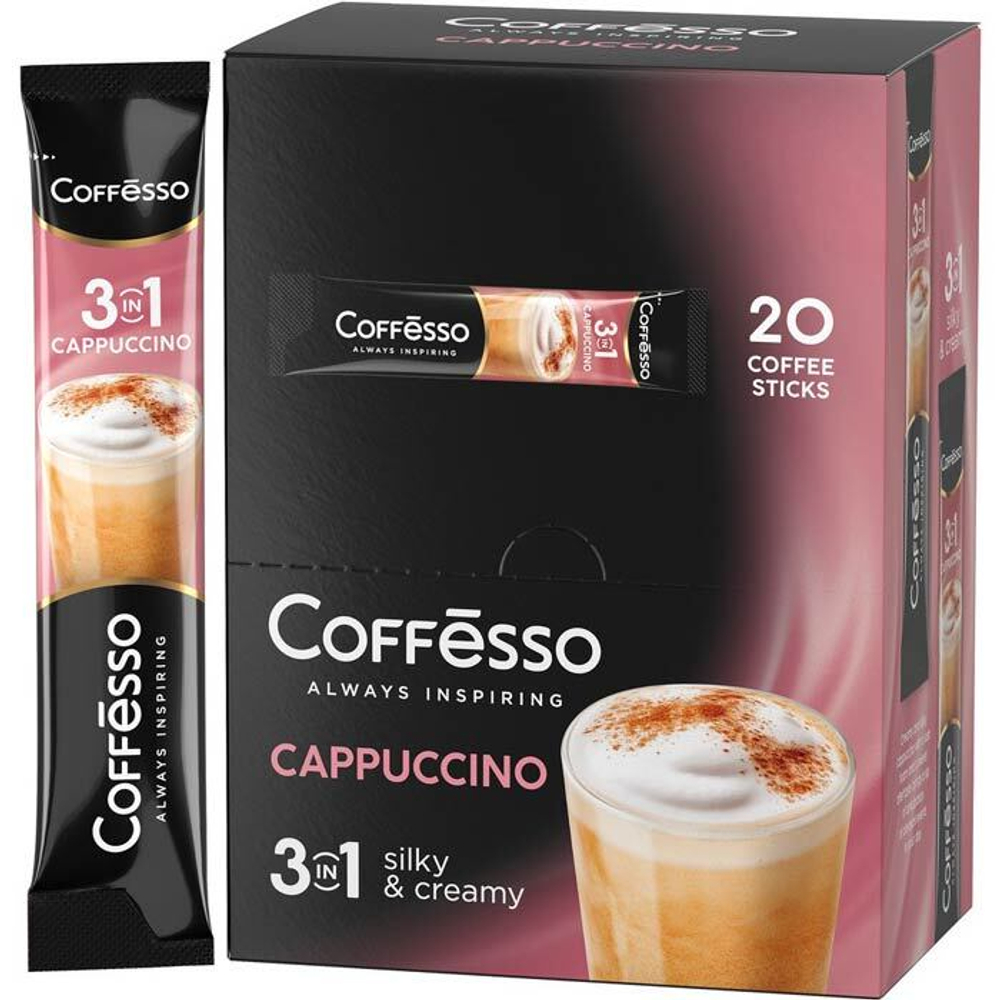 Кофе растворимый Coffesso Cappuccino 3 в 1 (20 шт)
