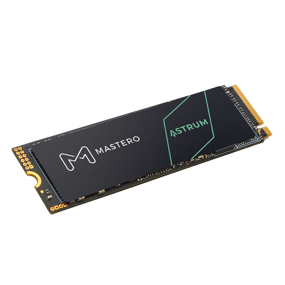 SSD Mastero ASTRUM 1Тб, M.2 2280, NVMe, Retail, TLC, PCIe4.0, Чтение:7000мб/с, Запись:6500мб/с (MST-AST-SSD-M2-1TB)