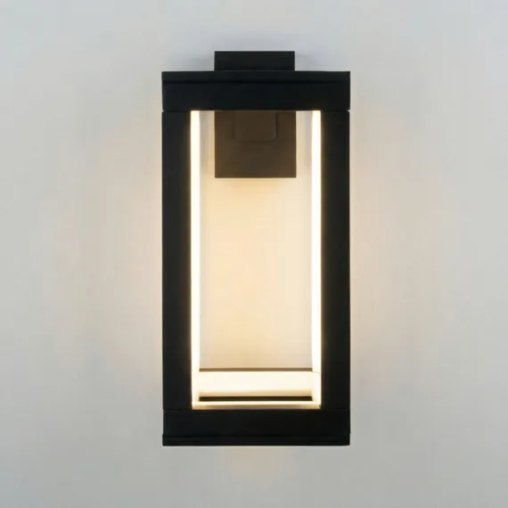 Настенный светильник уличный Frame 1527 TECHNO LED черный Elektrostandard