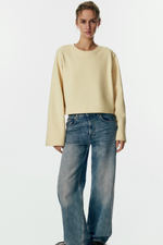 Короткий топ из интерлока - H&M