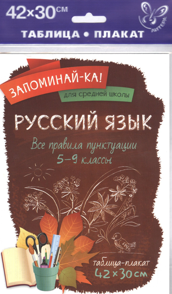 Основные правила орфографии и пунктуации 5-9 кл. (12 шт.)