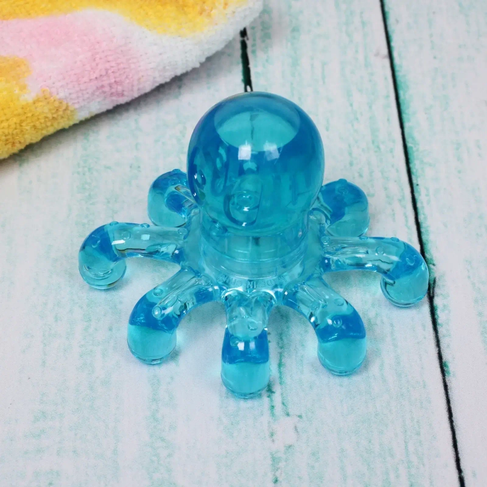 Массажер для тела «Octopus» 9*9*7 см, голубой