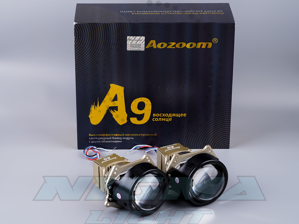 Билед модули Aozoom A7 New 2024 Bi-Led Laser, 90W/100W, 5500K, 12V