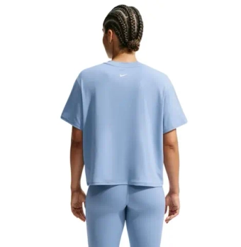 Женская теннисная футболка Nike Pro Loose - work blue/white