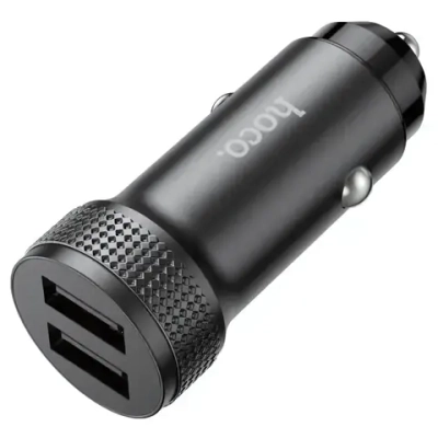 Автомобильное зарядное устройство HOCO Z49 2.4A 2xUSB Black