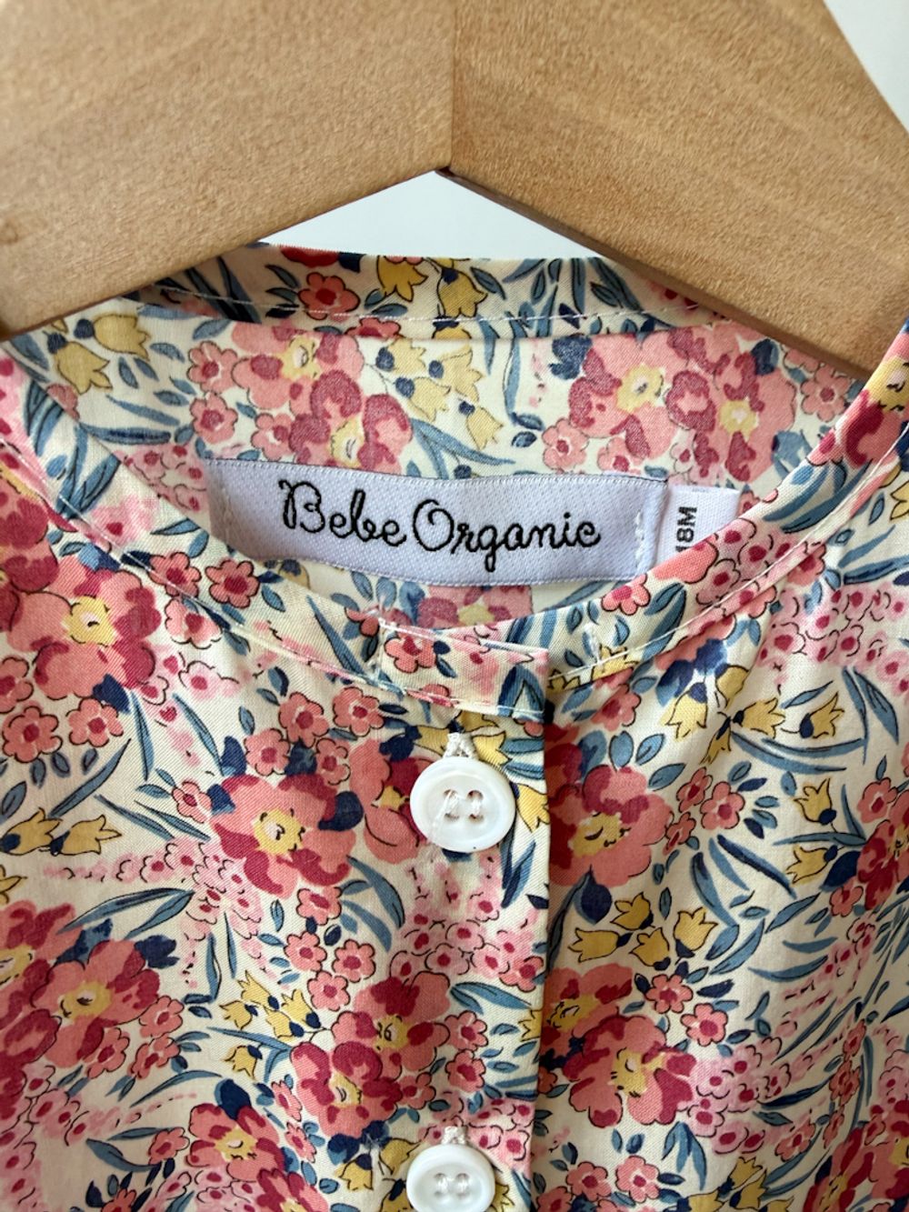 Новое хлопковое платье с шапочкой Bebe Organic, 86