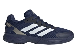 Детские теннисные кроссовки Adidas Ubersonic K - dark blue/ftwr white/core black