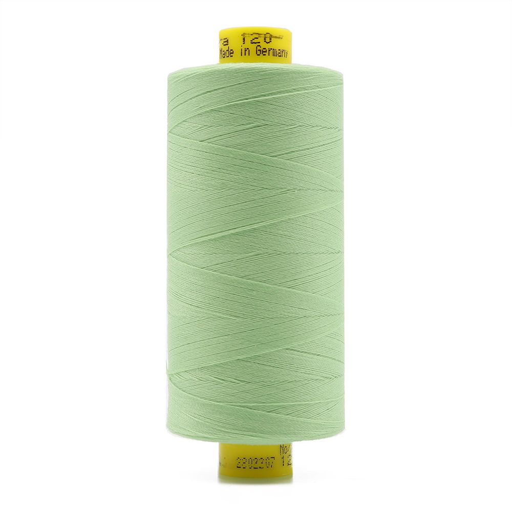 Нитка Gutermann Mara 120 (1000 метров), 1 кат., универсальная | 152 бл.салатовый