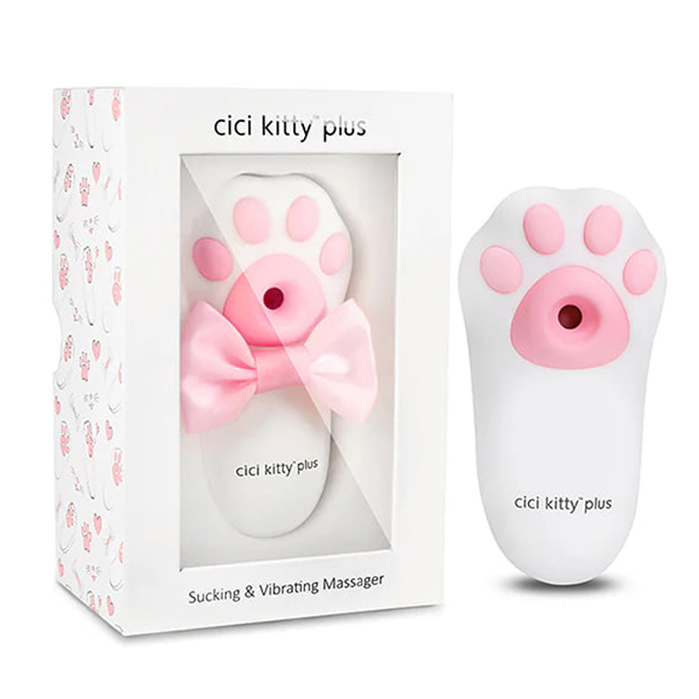 Вакуумный вибростимулятор клитора в виде лапки Otouch CiCi Kitty Plus Clitoral Suction Vibrator