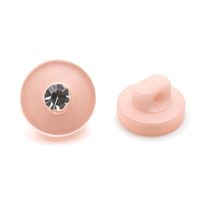 Пуговицы на ножке 16L=10 мм, пластик (pink (розовый)), 36 шт, PS24