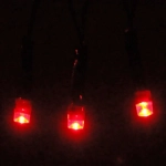 Гирлянда для дома 3,5м 36 ламп LED зелёный пров.,8 реж, IP-20, Красный