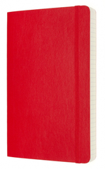 Блокнот Moleskine Classic Soft Expanded (QP616EXPF2) 13х21cм 400стр. в линейку, мягкая обложка, красный