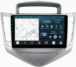 Магнитола для Chevrolet Cruze 2009-2012 (черный/серебро) - Redpower 045 Android 10, Быстрая, CarPlay, SIM-слот