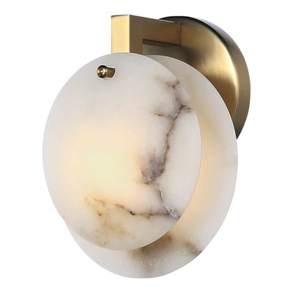 Светильник настенный ST-Luce Латунь/Алебастр G9 1*5W CLAM sl1520.301.01