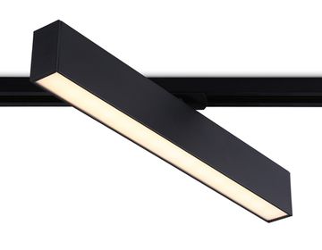 Трековый однофазный светодиодный светильник 24W 4200K 120° GL6777 BK чёрный Track System Ambrella