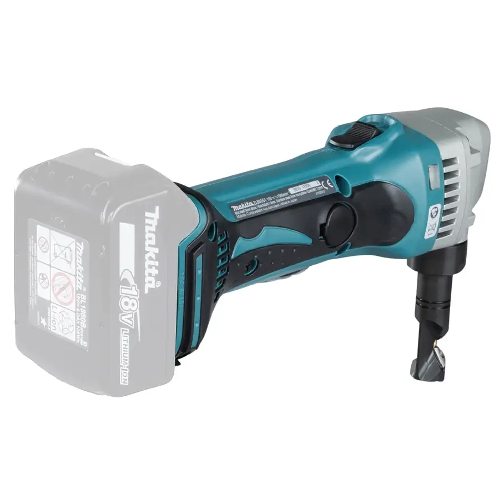 Аккумуляторные высечные ножницы по металлу Makita DJN161Z