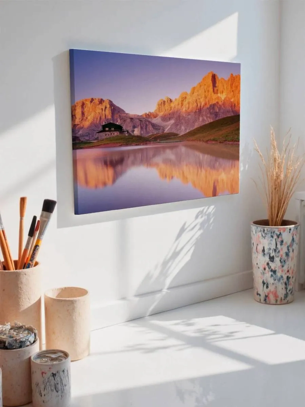 Картина на стену 40 X 50 Горное озеро