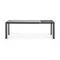 Стол Atta 160 (220) x90 антрацит керамика