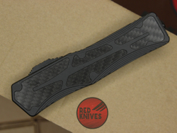 Нож Heretic Knives Colossus D/E - вставка карбон , блэеквош клинок