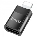 Адаптер-переходник HOCO UA17 Lightning(m) - Type-C(f) 2.0, 2A Black