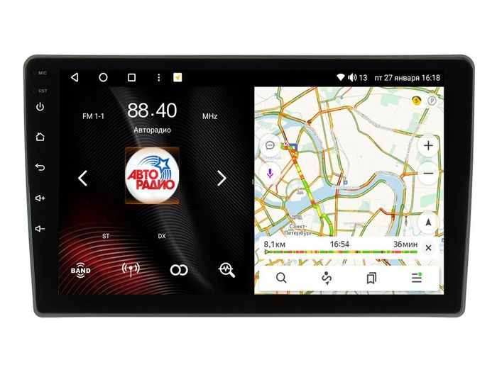 Магнитола для ГАЗель Next, Газон Next - Vaycar VA86-2551 с экраном 10" на Android 13, 4G SIM-слот