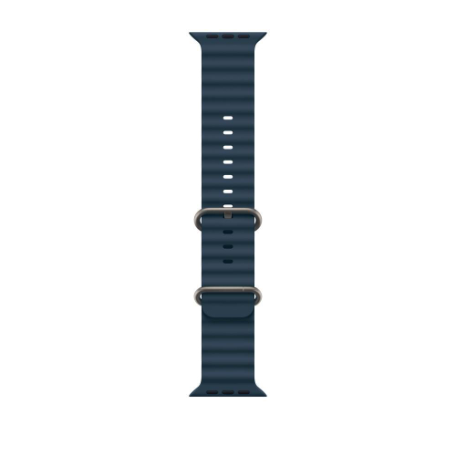 Ремешок Apple Ocean Синего цвета для Apple Watch 44, 45 мм, Ultra и Ultra 2 (дизайн 2023)