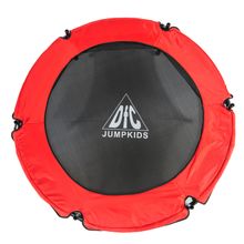 Батут DFC JUMP KIDS 55&amp;quot; красный с желто-синими стойками