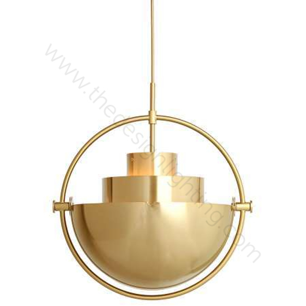 Pendant design lamp  Multi-Lite by Gubi (Gold)