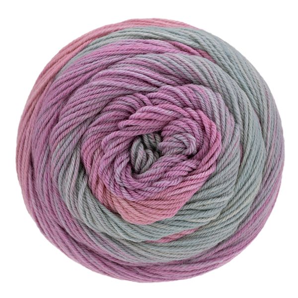 Пряжа Austermann (Аустерманн) Step Merino 6-fath Gots / уп.5 мот. по 150 г, 400м, розовый с голубым