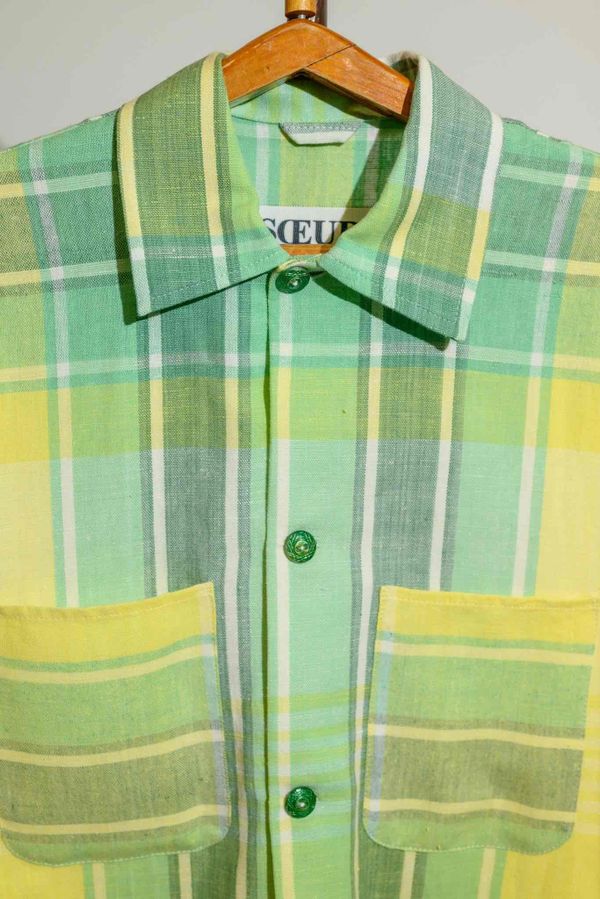 Рубашка Green Plaid Shirt 2 - фото 3